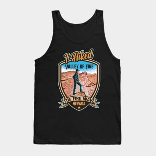 I Hiked The Fire Wave at Valley of Fire Nevada Retro Style Tank Top